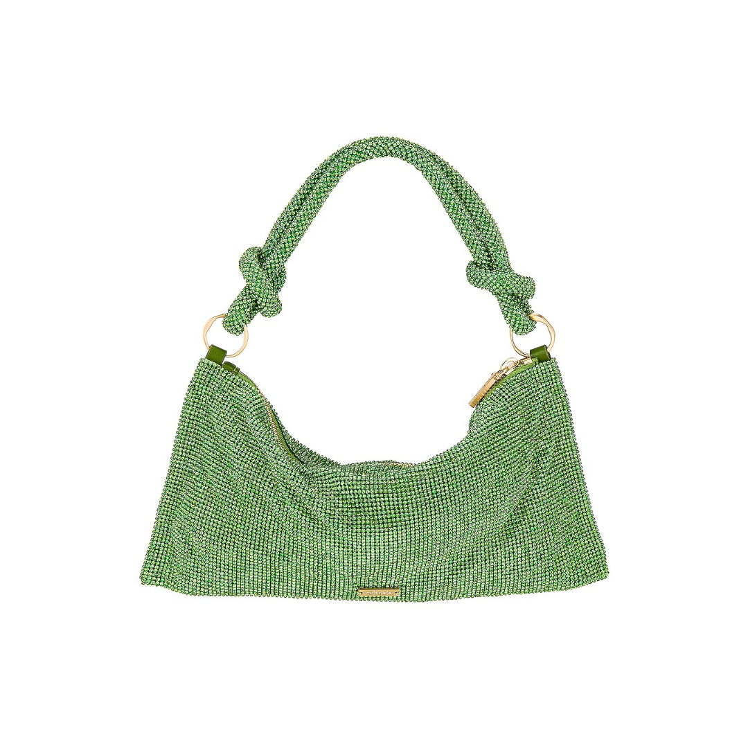 CULT GAIA HERA NANO RHINESTONE BAG (GREEN)