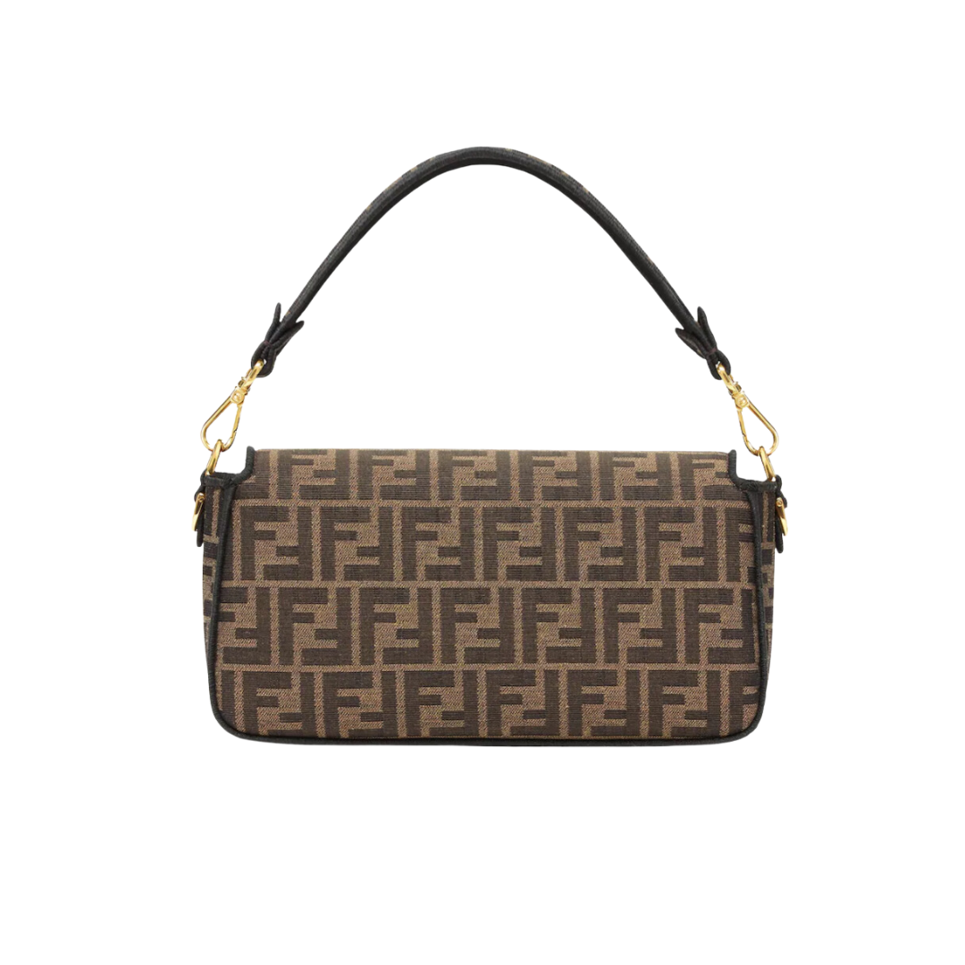 FENDI BAGUETTE JACQUARD FF FABRIC BAG