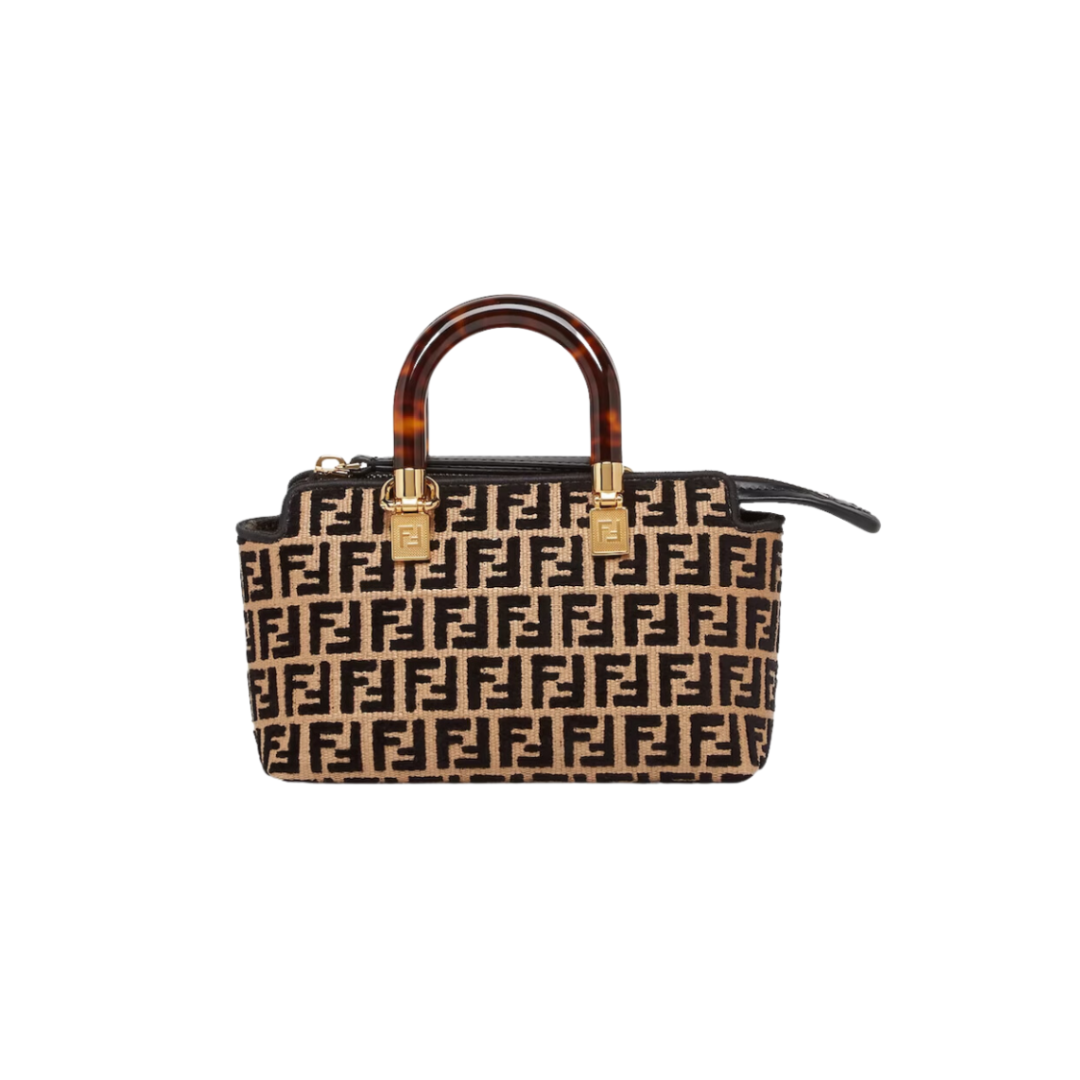 FENDI BY THE WAY MINI RAFFIA BAG Front Row Style