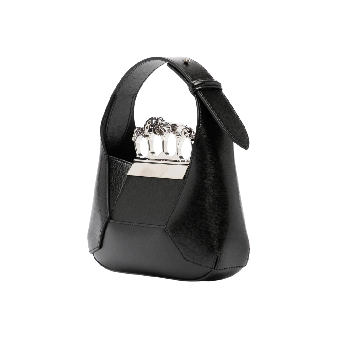 ALEXANDER MCQUEEN MINI JEWELLED LEATHER BAG