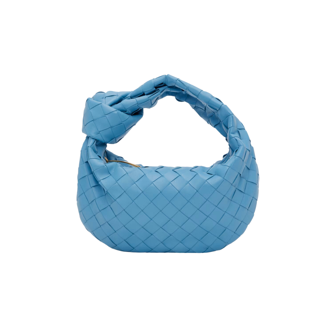 BOTTEGA VENETA MINI JODIE BAG (BLUE)