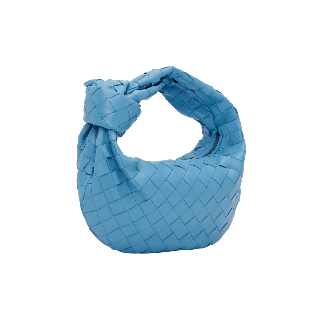 BOTTEGA VENETA MINI JODIE BAG (BLUE)