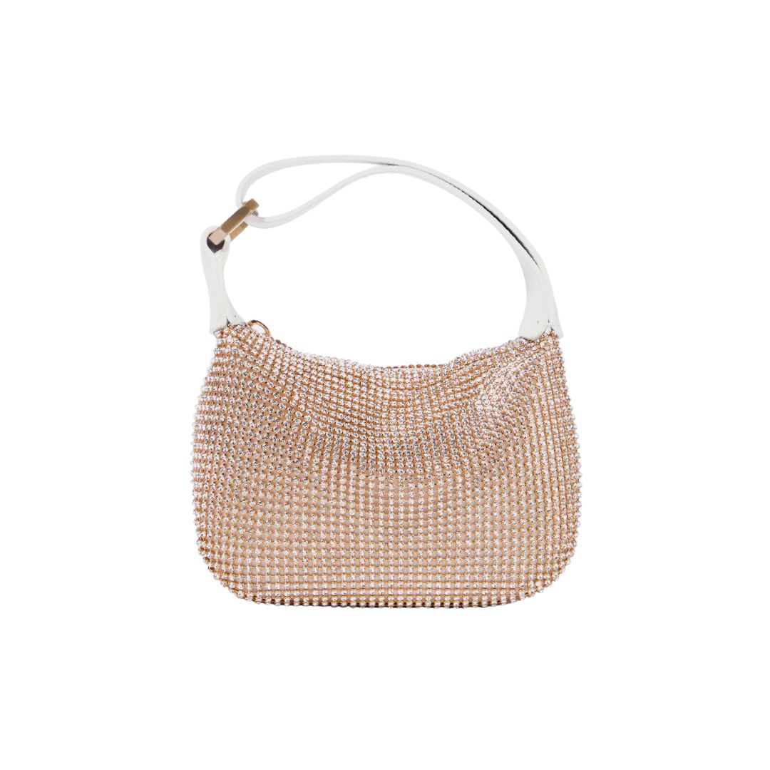 EÉRA MOONBAG EMBELLISHED BAG (GOLD)
