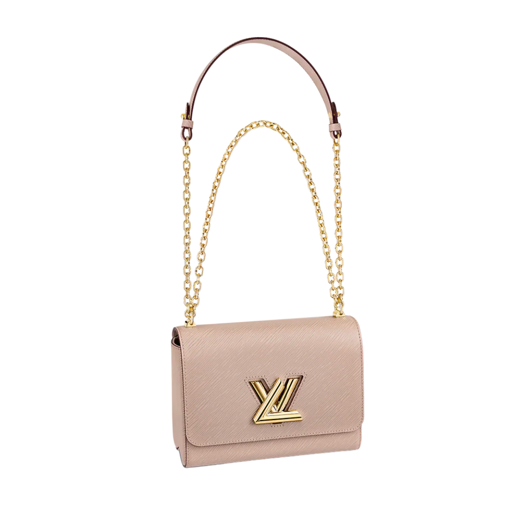 LOUIS VUITTON TWIST PM CHAIN BAG (GALET GREY)