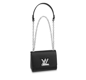 LOUIS VUITTON TWIST PM CHAIN BAG NOIR Front Row Style