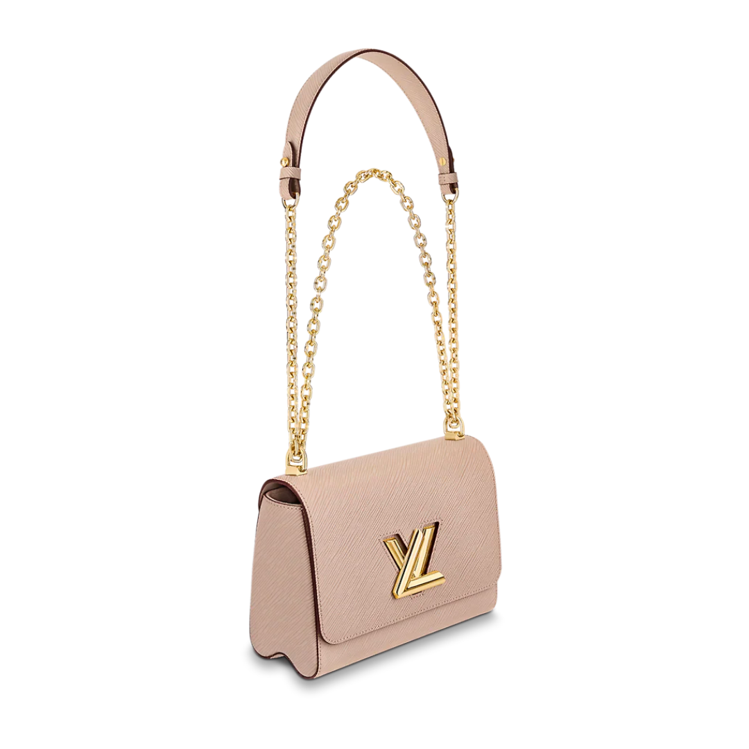 LOUIS VUITTON TWIST PM CHAIN BAG (GALET GREY)